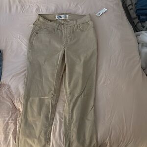 Old Navy Women's Khaki Skinny Pants - Beige